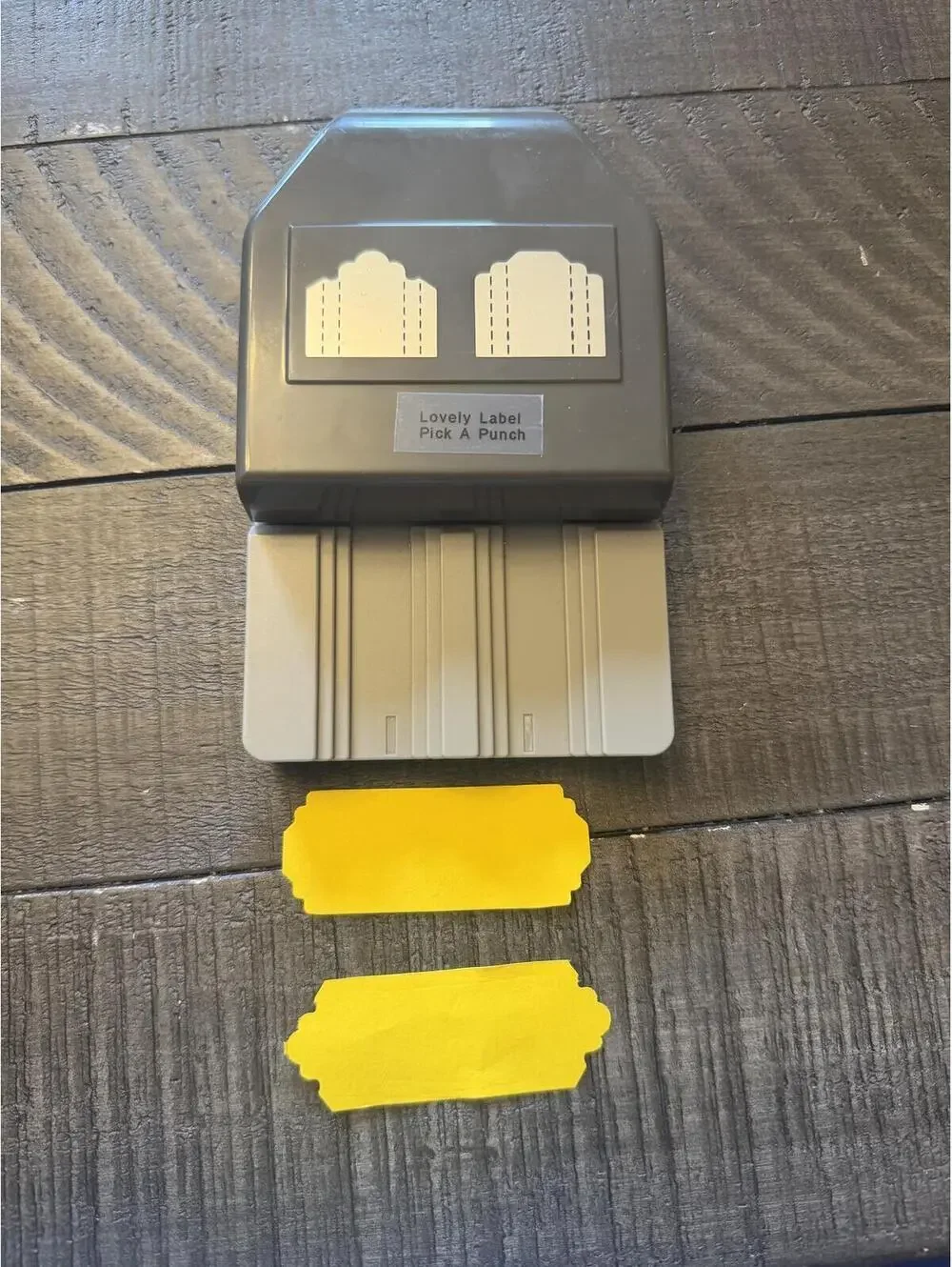 Stampin’ Up Lovely Label Pick A Punch Shape Punch